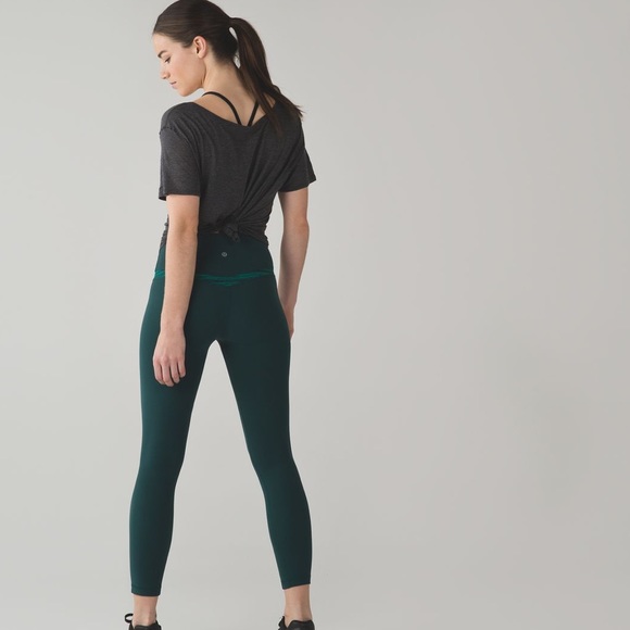 Lululemon Align pant Deep Green / Cyber Jungle - Picture 1 of 9